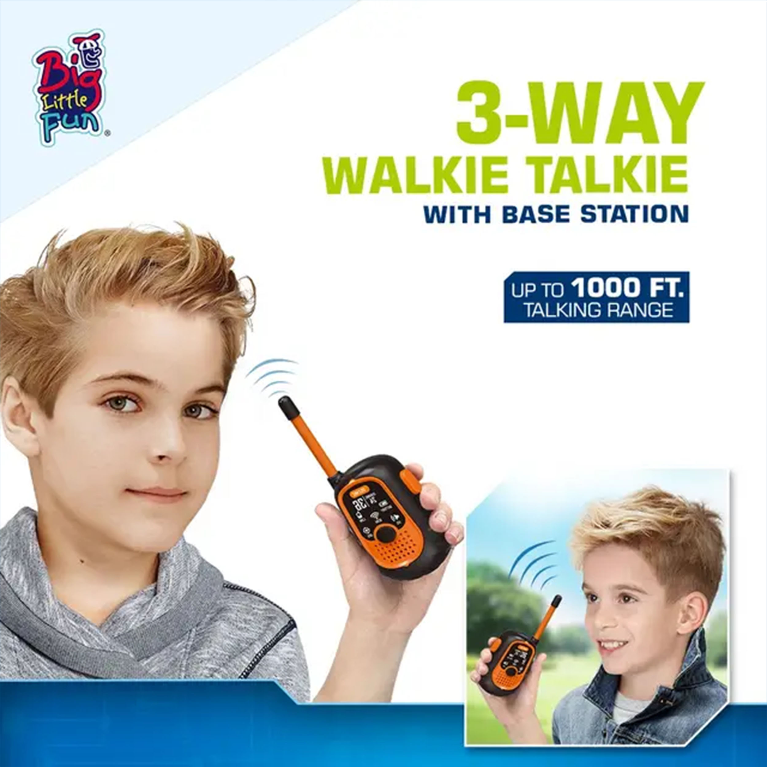 بیسیم اسباب بازی مدل Walkie talkie 3-way مجموعه 3 عددی