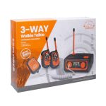 بیسیم اسباب بازی مدل Walkie talkie 3-way مجموعه 3 عددی