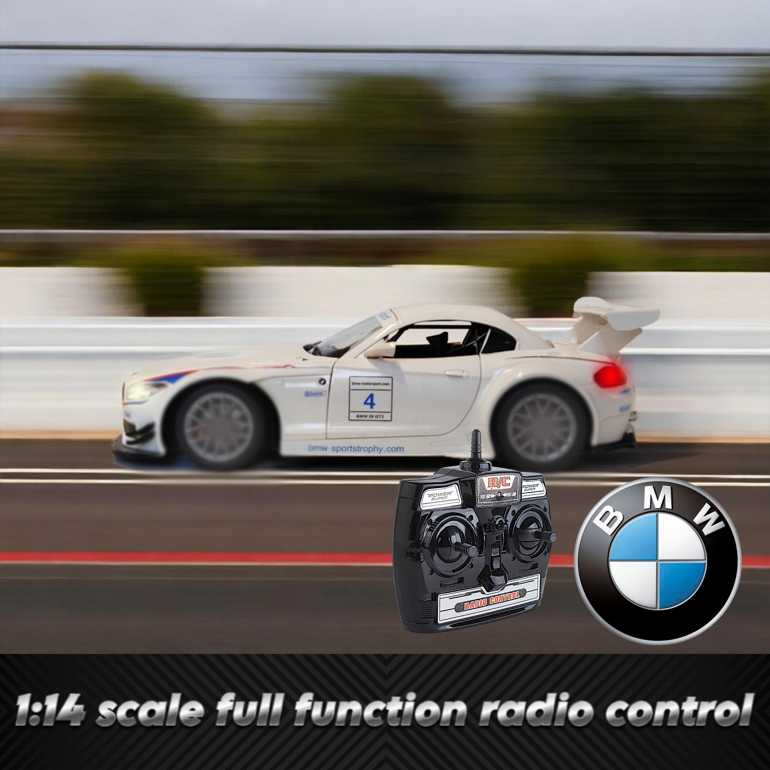 ماشین بازی کنترلی مدل BMW z4 gt3