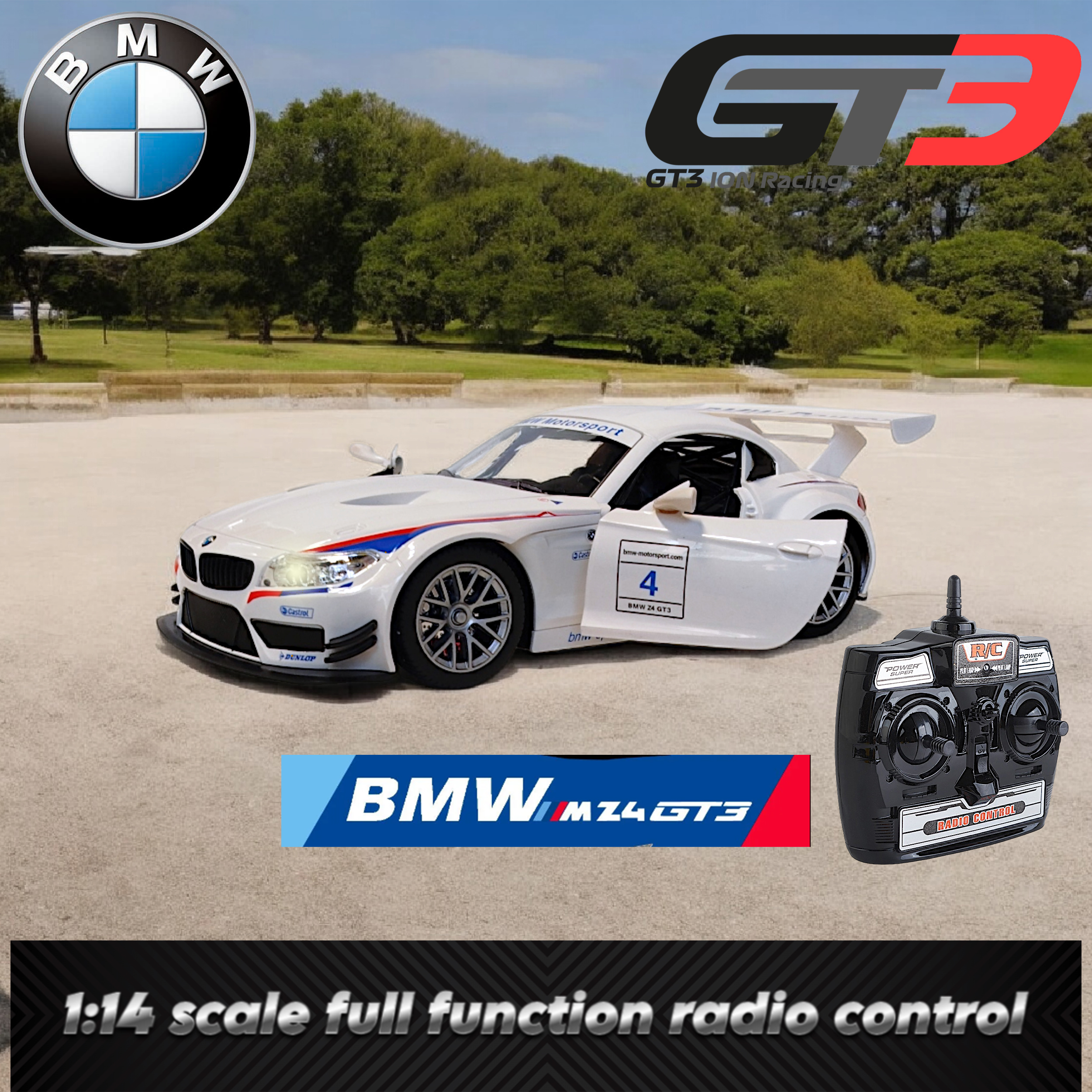 ماشین بازی کنترلی مدل BMW z4 gt3