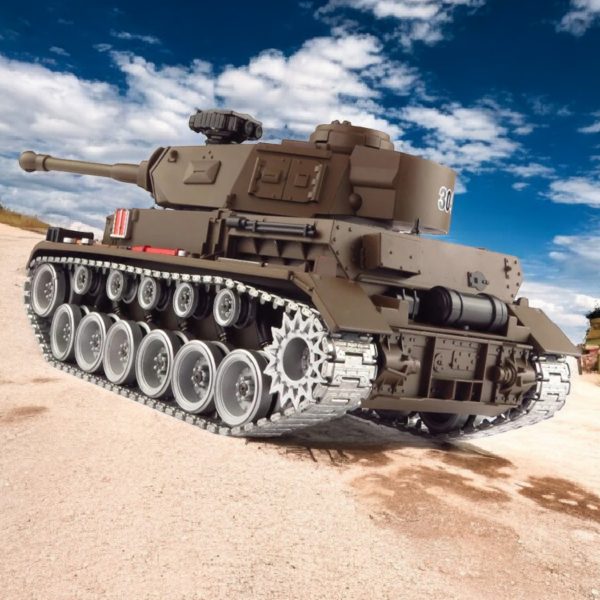 تانک بازی کنترلی مدل تیرانداز German Panther III diecast