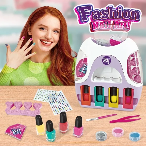 اسباب بازی ست آرایشی و طراحی ناخن Fashion Nail Art _اسباب بازی اکسسوری