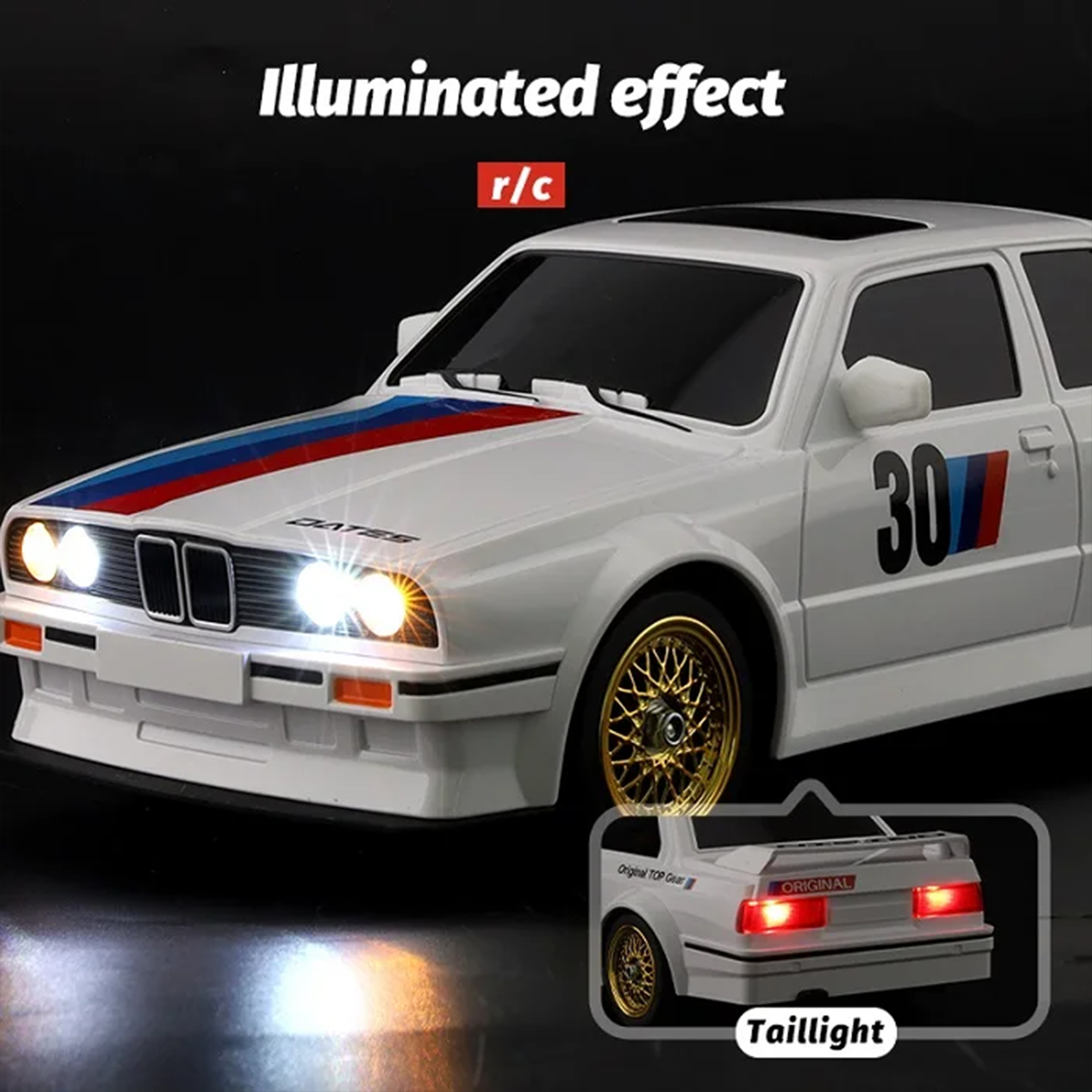 ماشین بازی کنترلی مدل BMW M3 E30 DRIFT