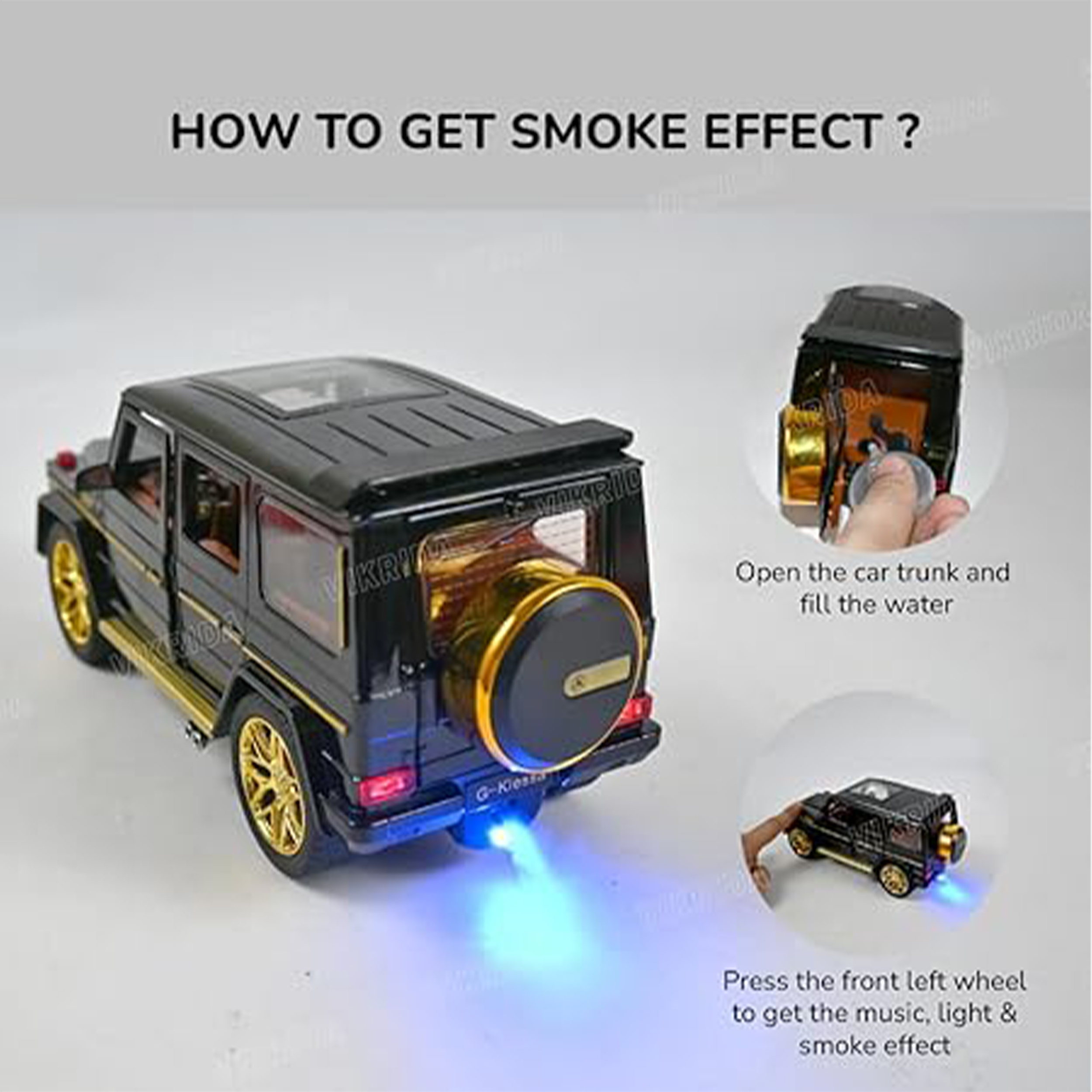 ماشین بازی مدل مرسدس بنز G63 1/24