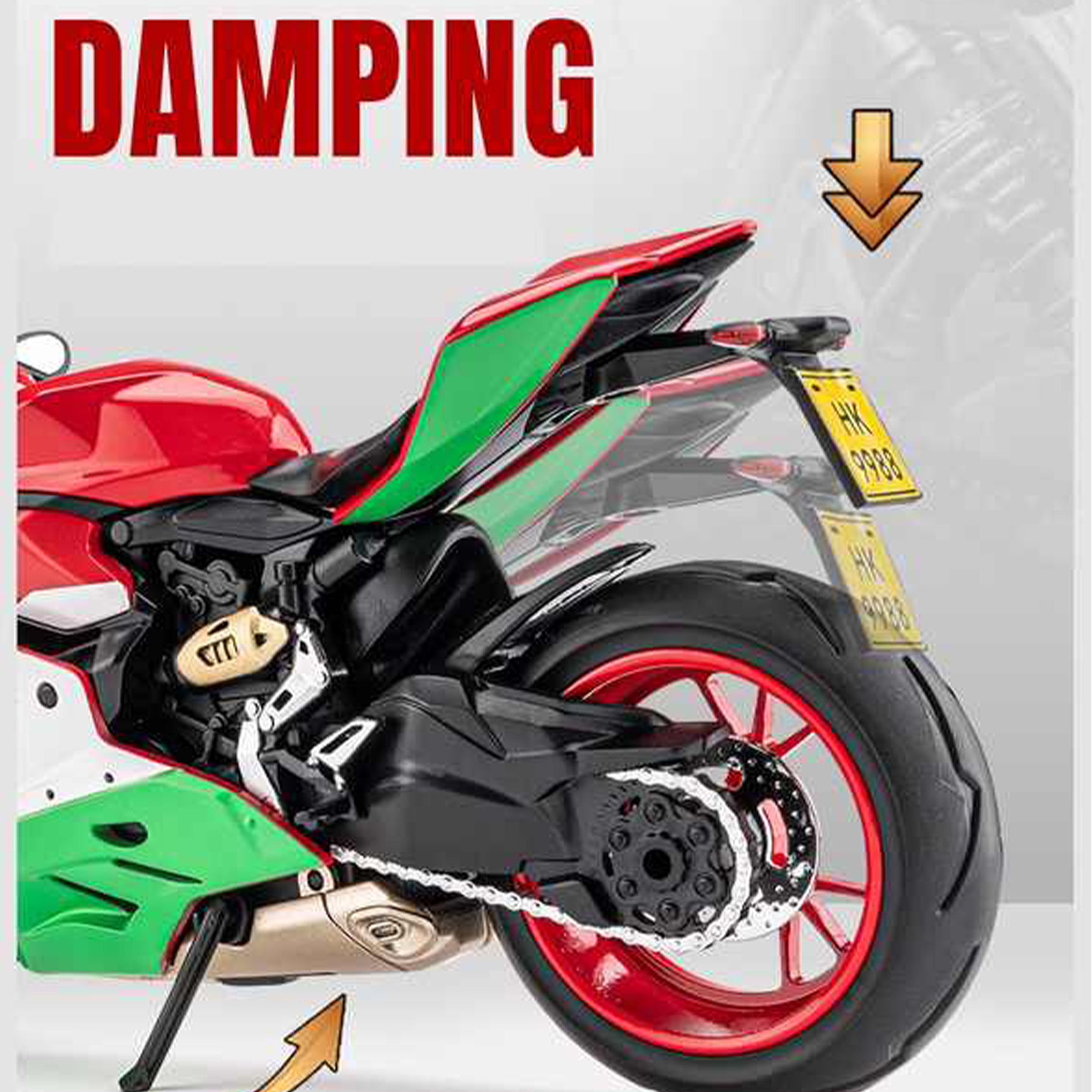 ماکت موتورسیکلت مدل دوکاتی