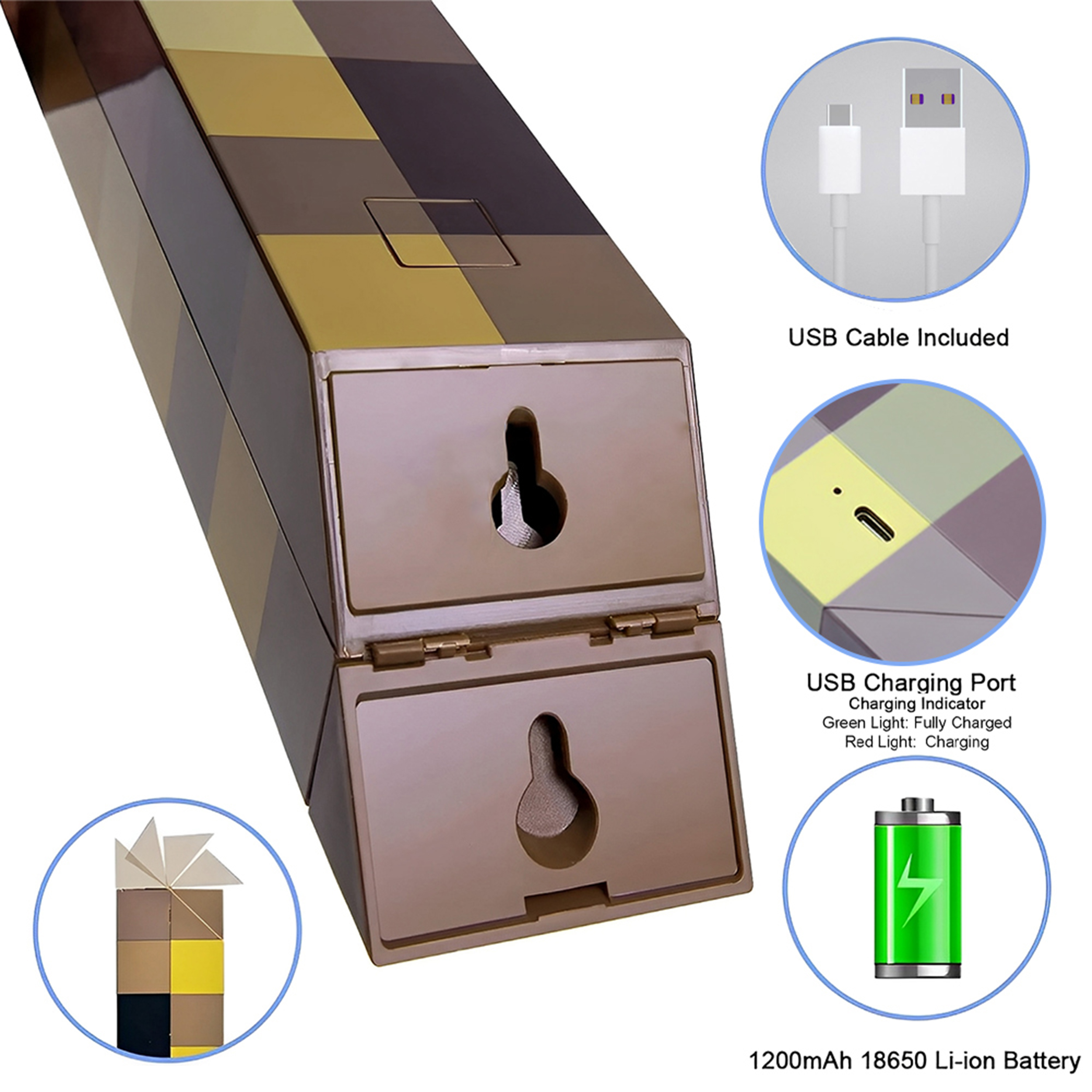 آباژور مدل مشعل ماینکرافت