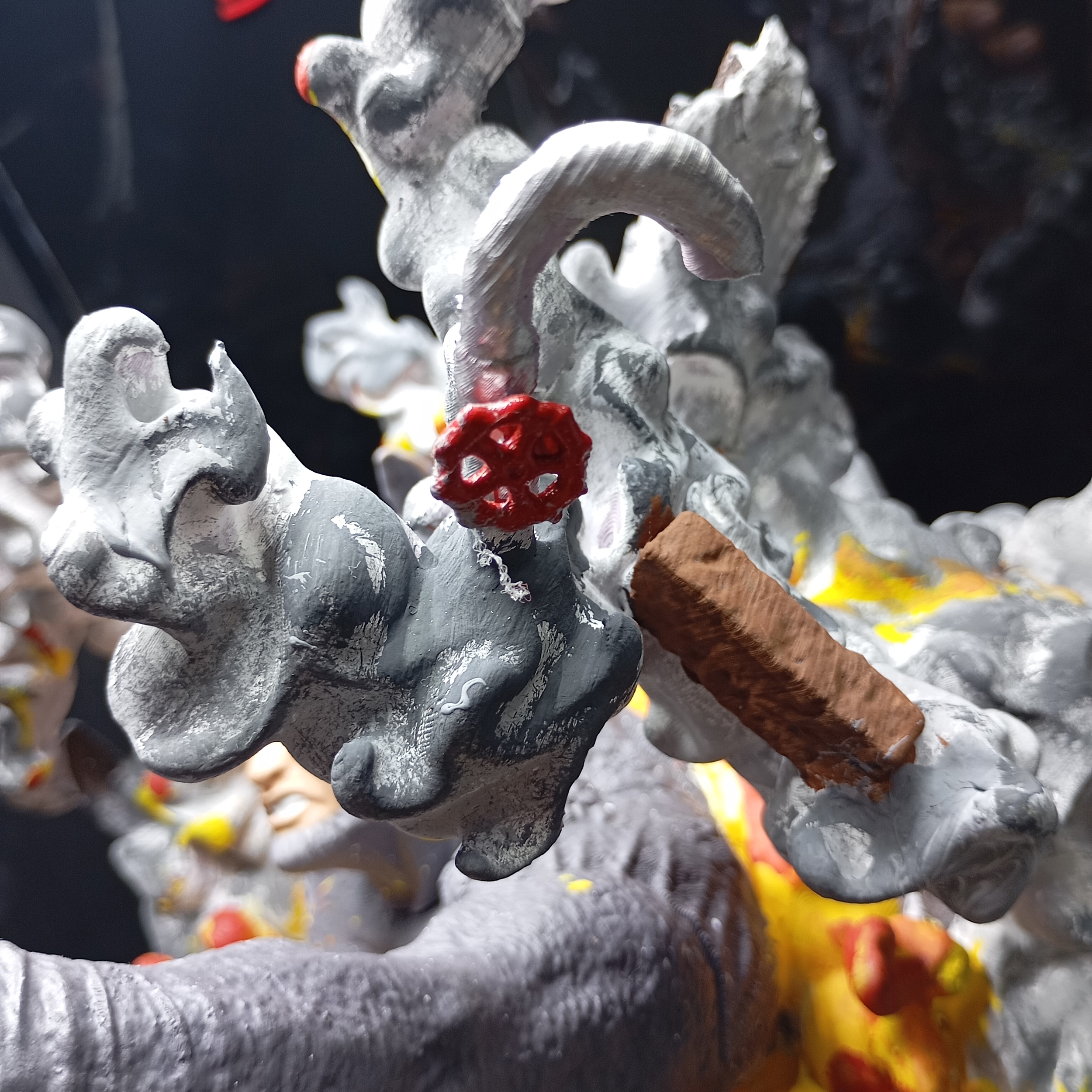 فیگور مدل اسپایدر من مایلز مورالز و راینو ارتفاع 53 سانتی متر