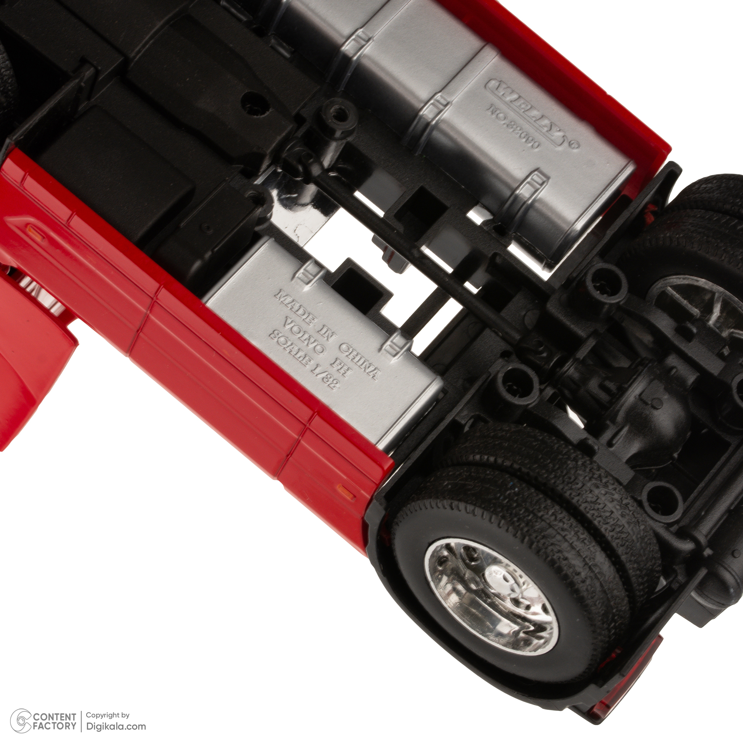 ماکت ماشین فلزی کشنده ولوو FH500 (تریلی) برند ویلی مقیاس 1:32