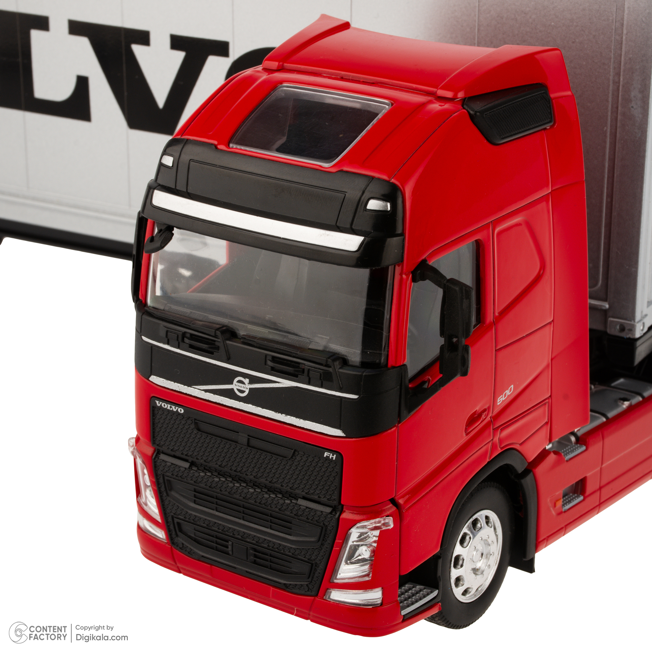 ماکت ماشین فلزی کشنده ولوو FH500 (تریلی) برند ویلی مقیاس 1:32